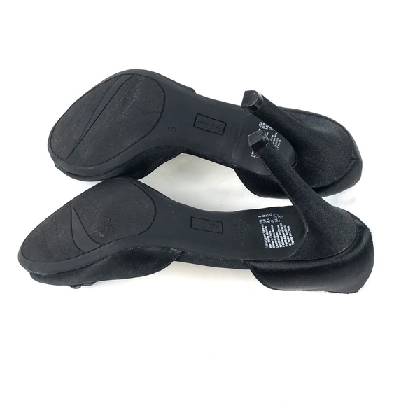 Black Satin Dress Shoes For Women 2026.FIONI Clothing | Shoes | Fioni Nights Dorsay Black Satin Dress Shoes ...